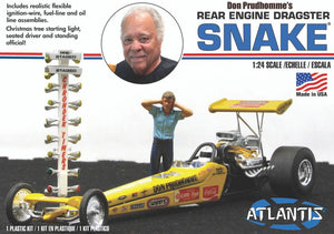 1/24 Don Prudhomme Snake Rear Engine Dragster Plastic Model