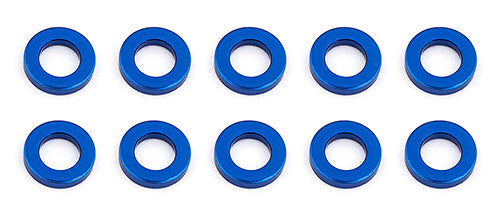 Ballstud Washers 5.5 x 1.0mm Blue Aluminum (10)