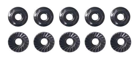 M4 Low Profile Serrated Steel Wheel Nuts