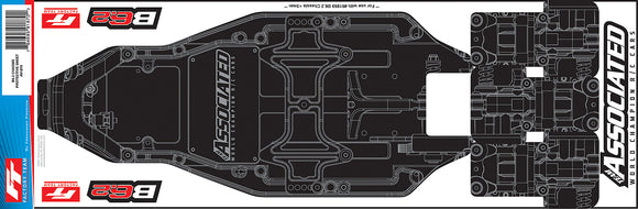 RC10B6.2 FT Chassis Protective Sheet, Printed