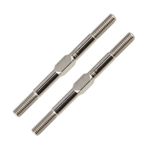 Turnbuckles, 3.5x48mm, Steel, Fits RC10B6, RC10T6, RC10SC6