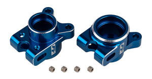 RC10B7 FT Rear Hub Set, Blue