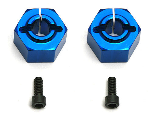 12mm Aluminum Clamping Wheel Hex, SC10 Rear