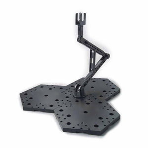 Black Action Base 4 Display Stand for 1/100 Scale Models