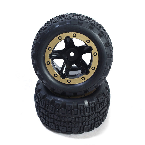 Slyder ST Wheels/Tires Assembled (Black/Gold)