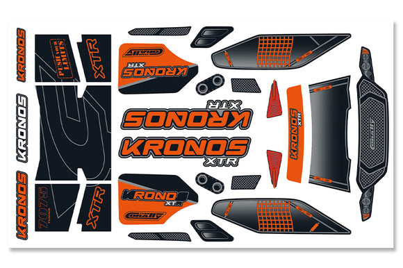 Team Corally Body Decal Sheet Kronos XTR (1pc)