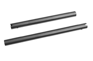 Chassis Tube, MT-G2, Front/ Rear, Aluminum, Black, 1 Set