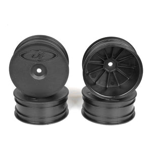 Speedline Buggy Wheels, Black For Losi 22-4 and Tekno EB410