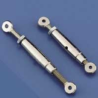 1/4 Scale Turnbuckles,1/16" (1.5mm) Eye & 4-40 Threaded