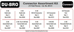 Connector Assortment Kit, 73pcs