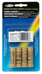 1/2A3-2T Model Rocket Engines (4pk)