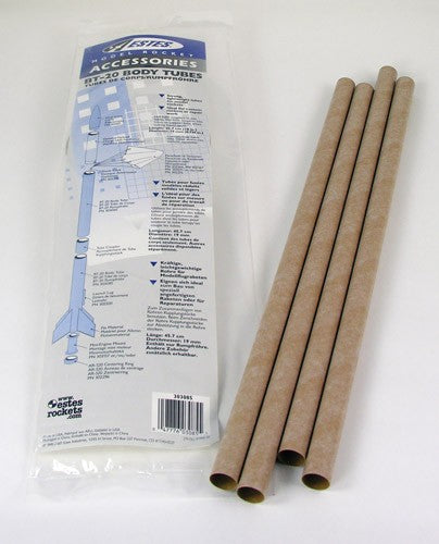 BT-20 Body Tube, for Model Rockets (4pk)