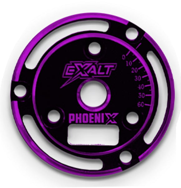 Black Phoenix Endplate with Purple Chamfered Edges