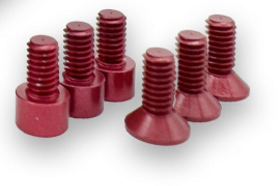 Complete Spec Motor Red Aluminum Screw Kit