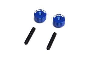 Twist Nuts For M3 Thread, Med Blue