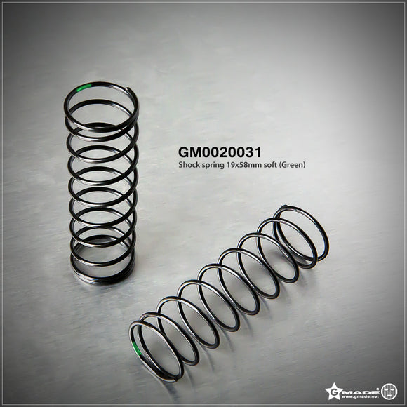 Shock Spring 19X58mm Soft Green