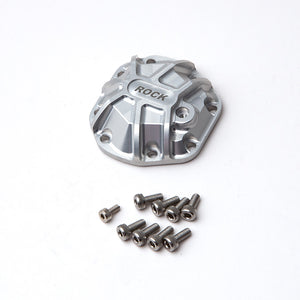 3D Machined Differential Cover (Silver) for R1 Axle.