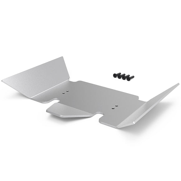 GR01 Aluminum Skid Plate (Silver): GOM