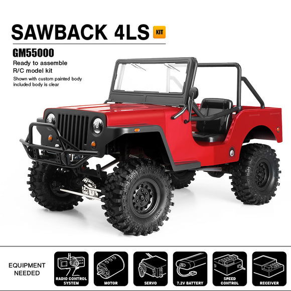 SAWBACK 4LS, GS01 4WD Off-Road Vehicle Kit