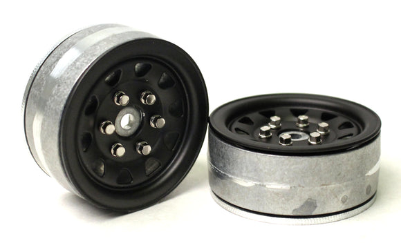 1.9 SR04 Beadlock Wheels (Matt Black)