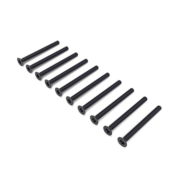 3x35mm Flat Head Hex Wrench Bolt (10 screws)