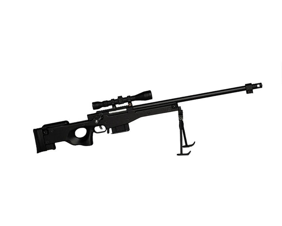 1/4 Scale Die Cast Sniper Rifle Model, Black