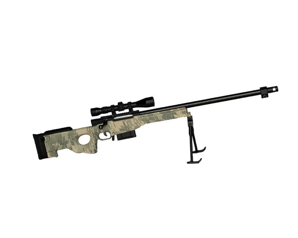 1/4 Scale Die Cast Sniper Rifle Model, Camo