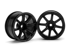 Work Emotion XC8 Wheel 26mm Black (6mm Offset)