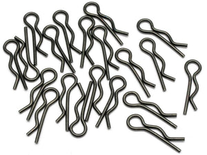 Body Clip (8mm/Black/20pcs)