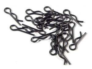 Body Clip (6mm/Black/20pcs)