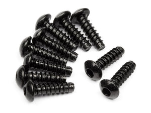 Tp. Button Head Screw M3X12mm (Hex Socket/10pcs)