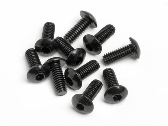 Button Head Screw M4X10mm (Hex Socket/10pcs)