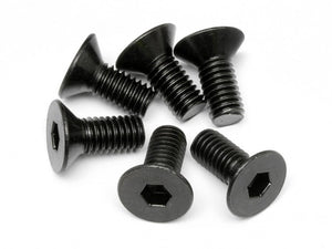 Flat Head Screw M6X14mm (Hex Socket/6pcs)