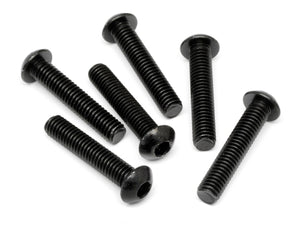 Button Head Screw M6X30mm (Hex Socket/6pcs)