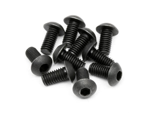 Button Head Screw M3X6mm (Hex Socket/10pcs)