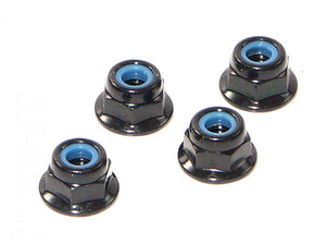 Flanged Lock Nut M4 (4pcs)