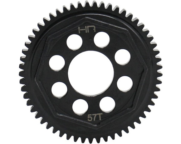 Steel Spur Gear, 57 Tooth/0.8 Mod, for Arrma BLX