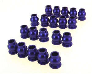 Blue Aluminum Hollow Ball Set (20) for AX10, SCX10