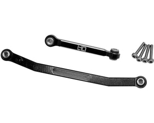 Black Aluminum Fix Link Tight Tolerance Steering Rod, SCX24