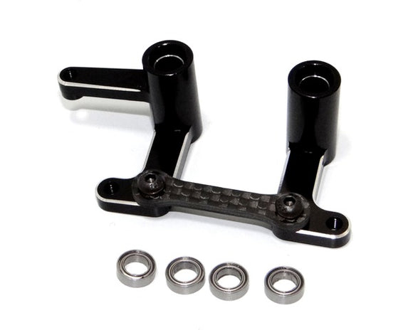 Aluminum/CF Steering Bellcrank & Draglink, for Traxxas Bandit