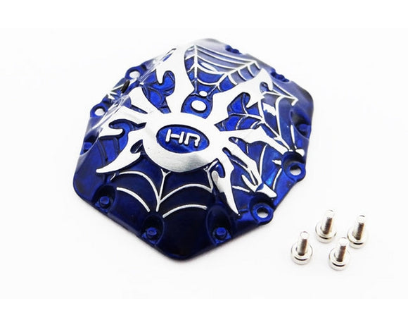 Spider AR60 Axle Diff Cover Blue-Yeti Wraith AX10