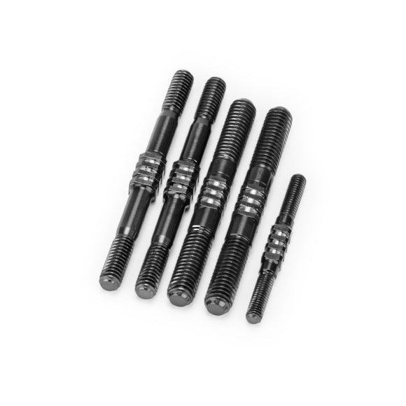 RC8B4.1 Fin Titanium Turnbuckle Set, Stealth Black,