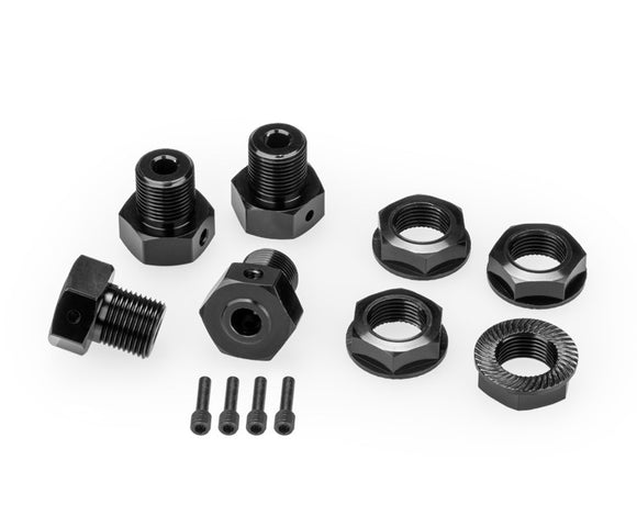 17mm Hex Axle Kit ,Black, for Losi LMT, 4pcs