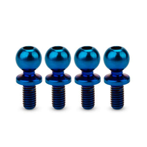 JCI, 5.5 x 6mm Revolved Titanium Ball-Stud, Burnt Blue