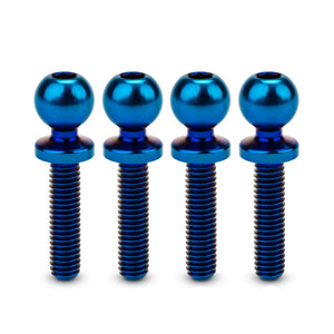 JCI, 5.5 x 12mm Revolved Titanium Ball-Stud, Burnt Blue