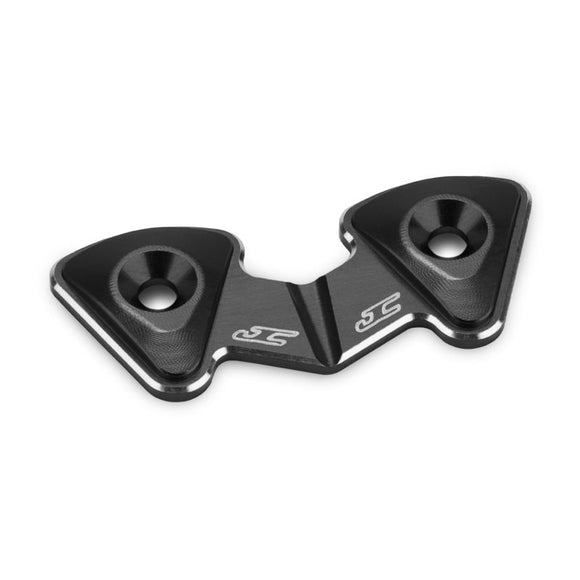 RC10B7 Aluminum 1-Piece Rear Wing Button, Black,