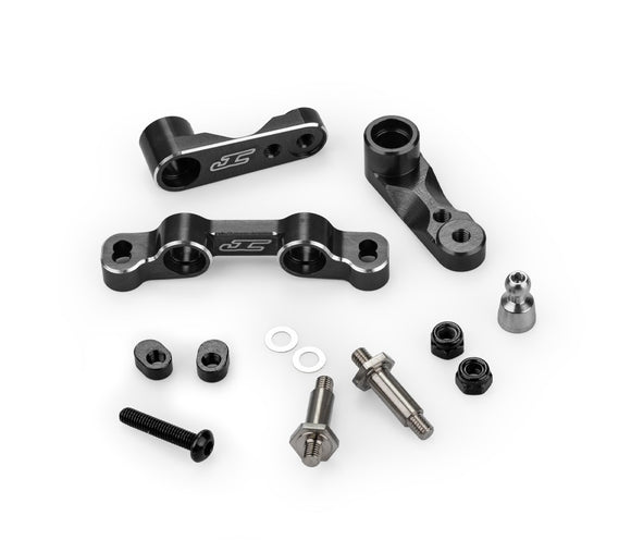 RC10B7 / RC10B7D Steering Kit, Black