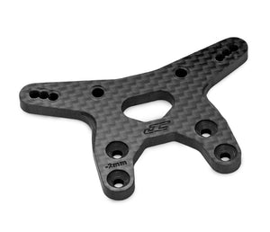 RC10B7 -2mm Carbon Fiber Front Shock Tower, Black