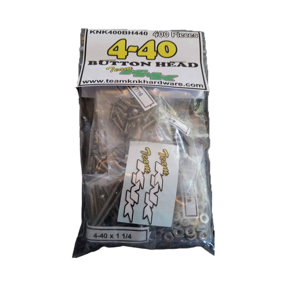 4-40 Button Head Bulk Bag - 400 Piece Stainless Bulk Bag