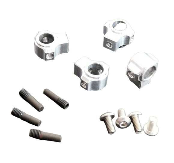 Natural Aluminum Body Mounts w/Screw Pins Version 2